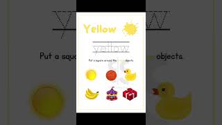 "Color Exploration: Printable Worksheets to Discover the World of Colors" #youtubeshorts