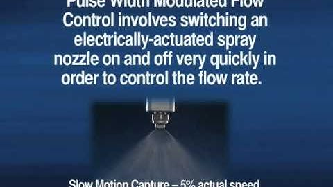 Introduction to PWM, Pulse Width Modulated Flow Control from Spraying Systems Co