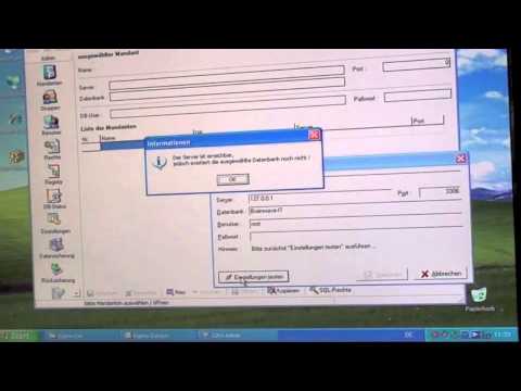 Cao Faktura Einrichtung Unter Windows Xp Anleitung Youtube