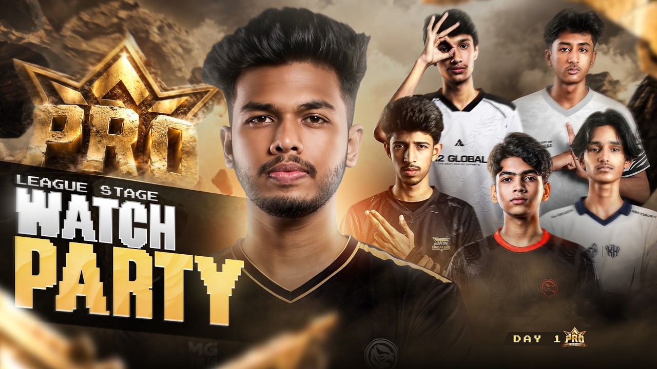 League Stage  Day 1 | FFBPL S4 | Free Fire Esports Bangladesh  ll WATCH PARTY WITH NEJAD