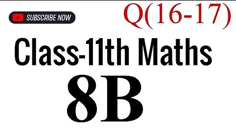 Class 11 Maths Exercise 8B | Sequence & Series | Harswaroop Sharma English Medium