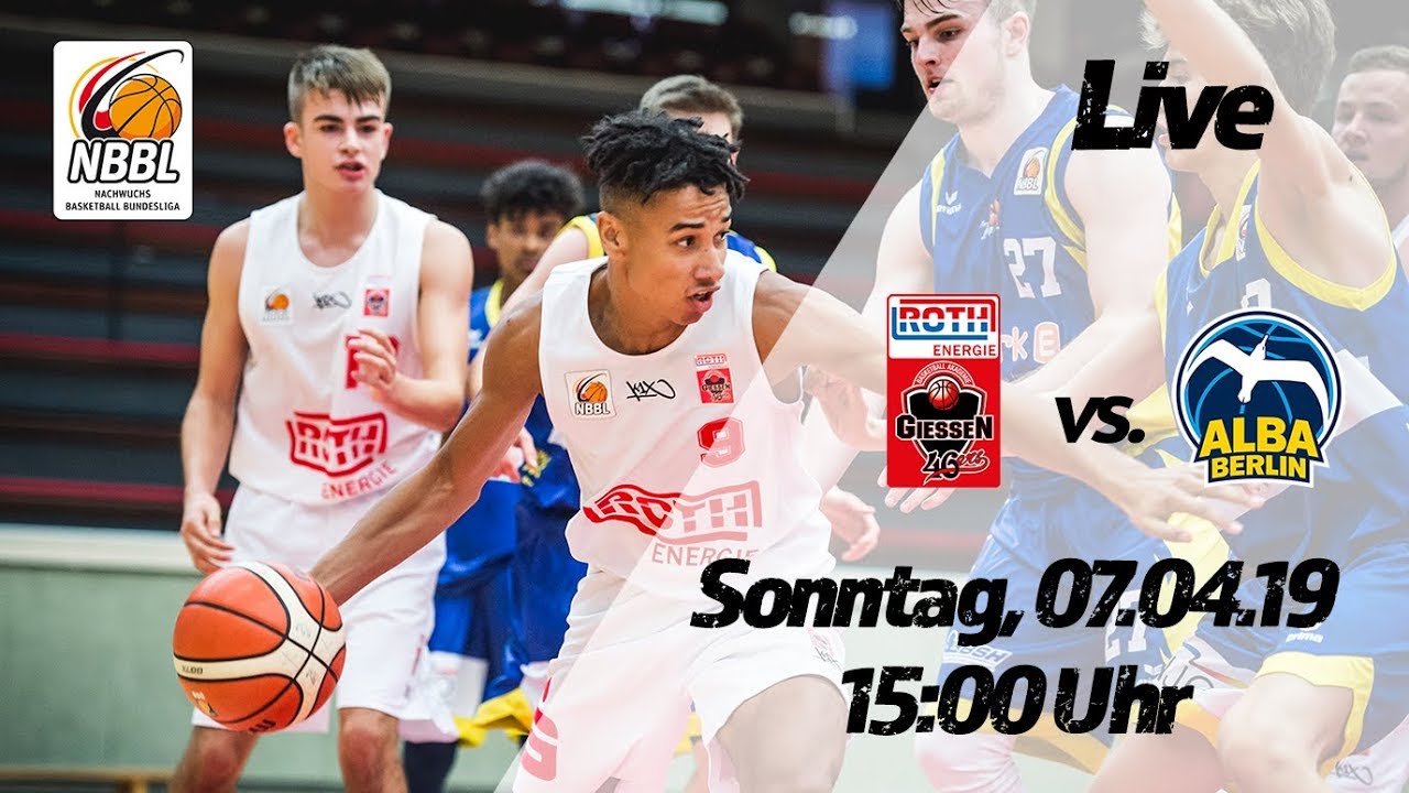 NBBL-Livestream ROTH Energie BBA GIESSEN 46ers gegen ALBA BERLIN