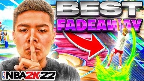 HOW TO SHOOT FADEAWAYS CONSISTENTLY ON NBA 2K22! BEST JUMPSHOT TO NEVER MISS A FADE!