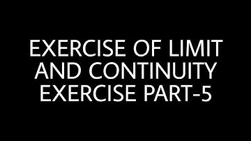 limit and continuity exercise |Asmita publication |part-5