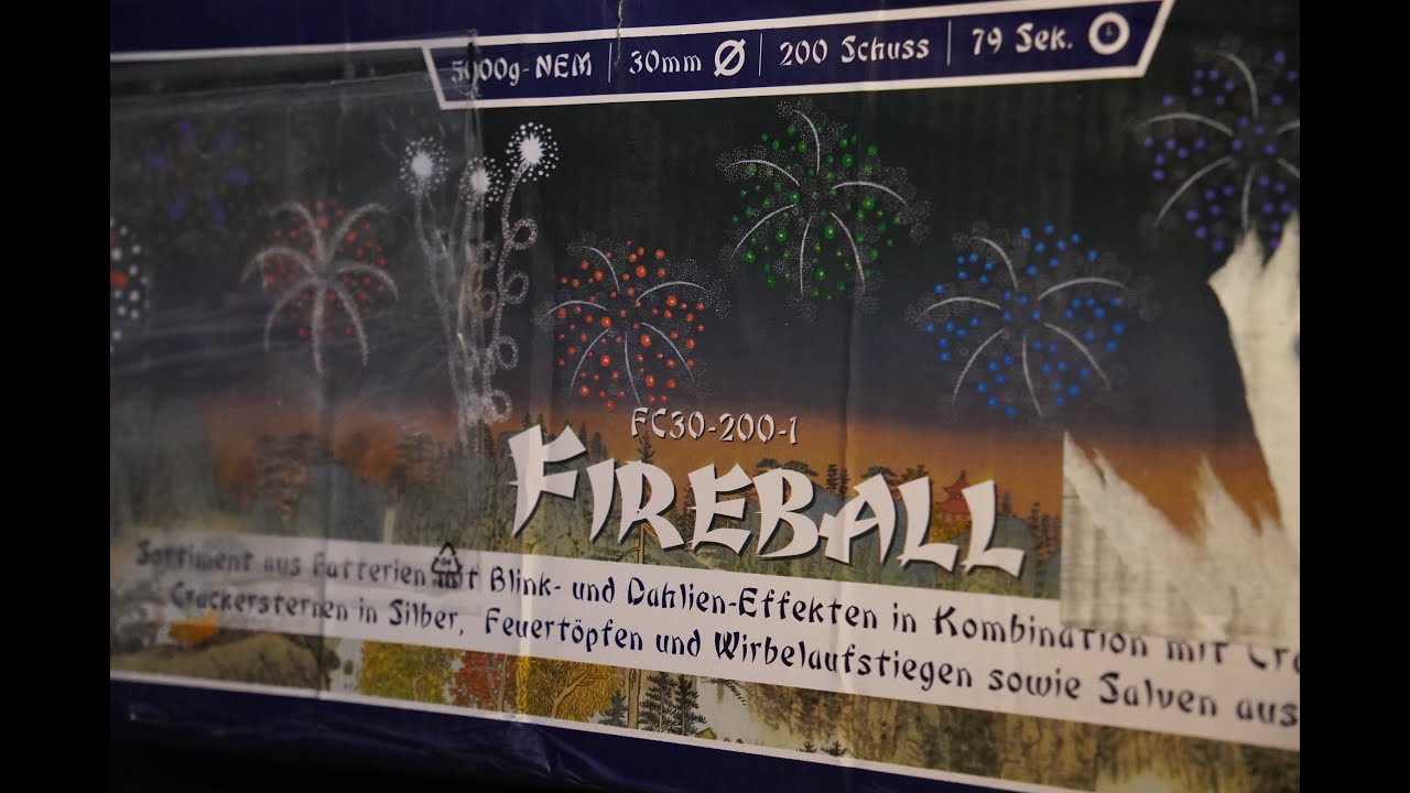 Funke Fireball 5 KG Der Gerät Verbundfeuerwerk 1.3G