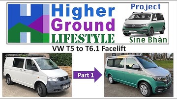 VW T5 to VW T6.1 Front End Facelift - Step by Step: Part 1 (The kit and taking the old front off)