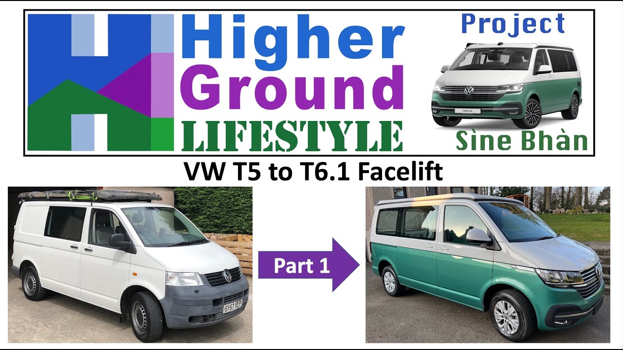 VW T5 to VW T6.1 Front End Facelift - Step by Step: Part 1 (The