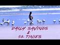 Daily Savings | 52 Tinies | Low Budget, Big Goals!