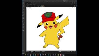Python Program Drawing Pikachu