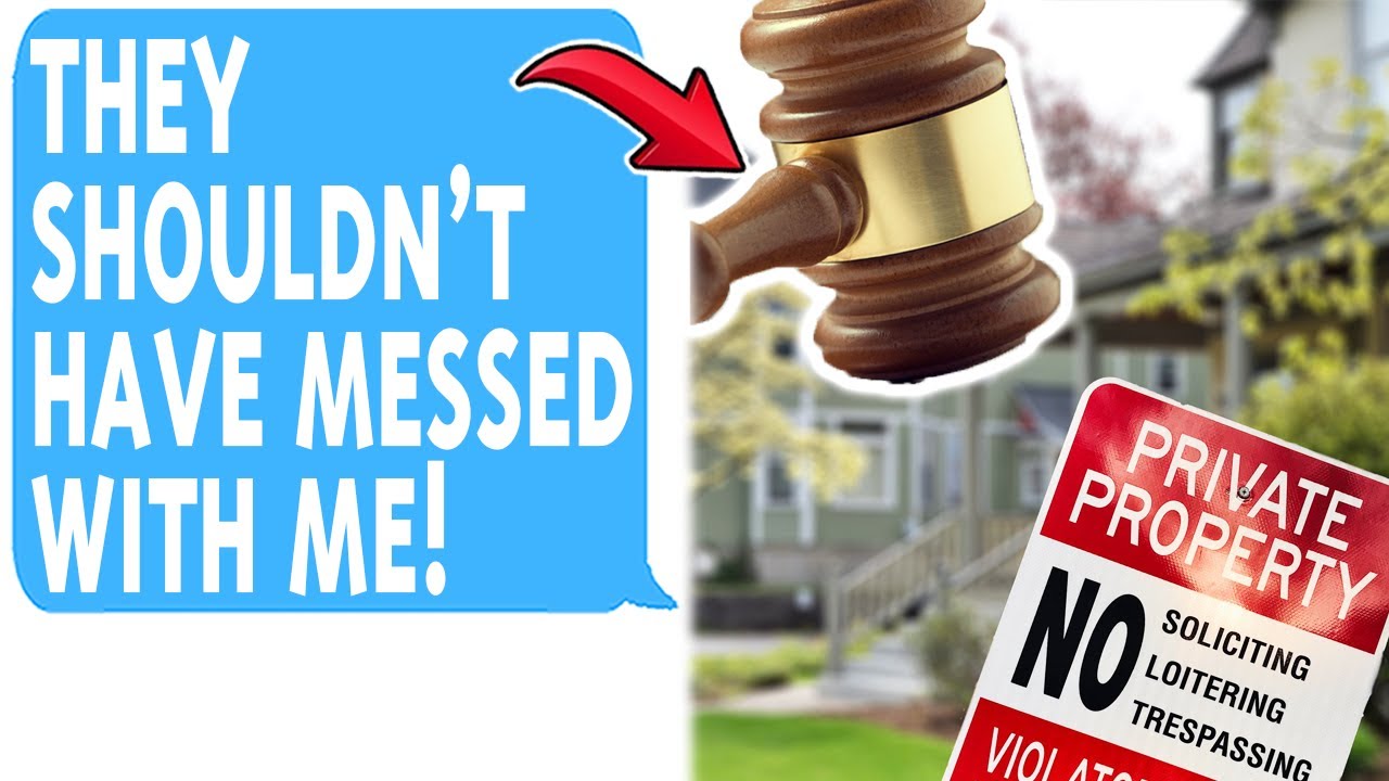 Neighbors Trespassed On My Property & Vandalized My Home! I SUED Them