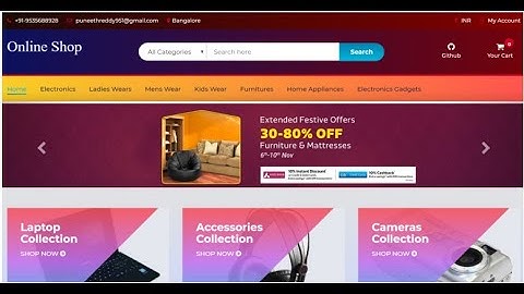 ONLINE SHOPPING IN PHP, CSS, JAVASCRIPT, AND MYSQL | FREE DOWNLOAD