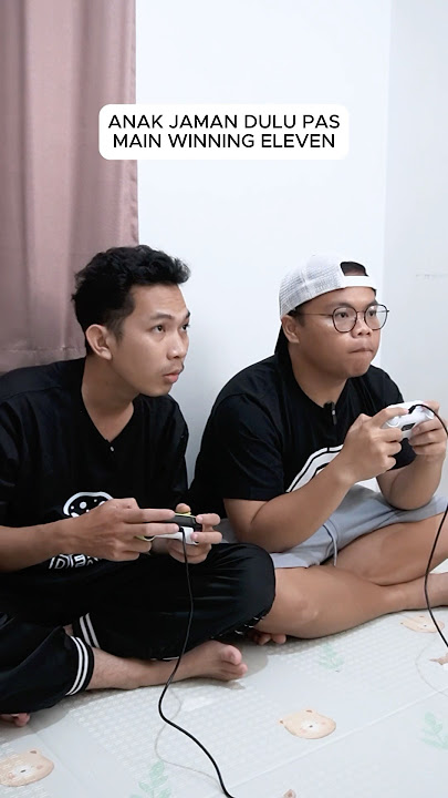 Pernah begini gak pas dulu main winning eleven? 😂
