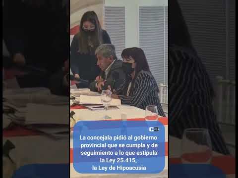 Ayer en el Concejo Deliberante se pidió al gobierno provincial que se cumpla la Ley de Hipoacusia.