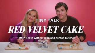 Reese Witherspoon & Ashton Kutcher Love Building Tiny Red Velvet Cakes | Tiny Talk screenshot 4