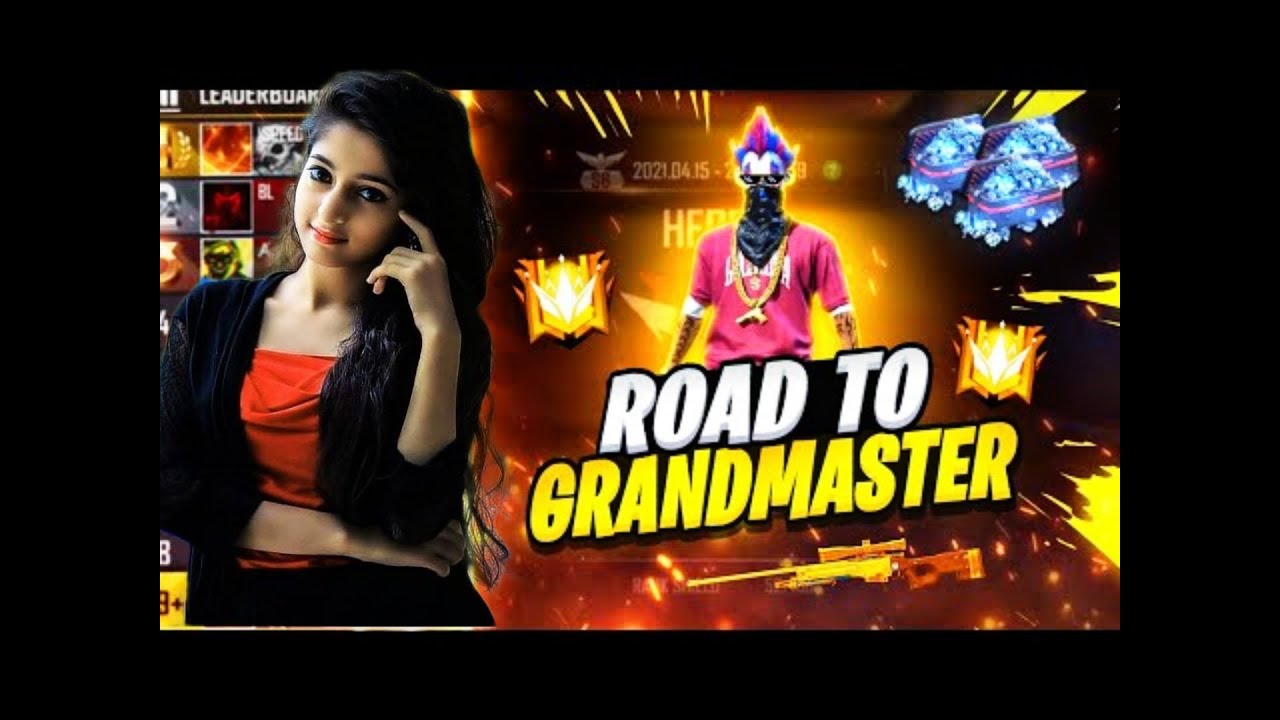 FREE FIRE LIVE | RANK PUSH TO GRANDMASTER | BR GRANDMASTER RANK PUSHING ...