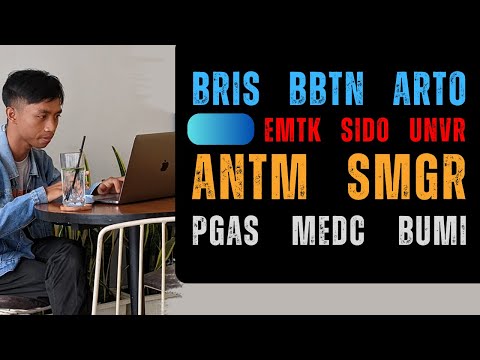 Analisa Saham 29 Juli 2024, BRIS BBTN ARTO EMTK SIDO UNVR ANTM SMGR PGAS MEDC BUMI