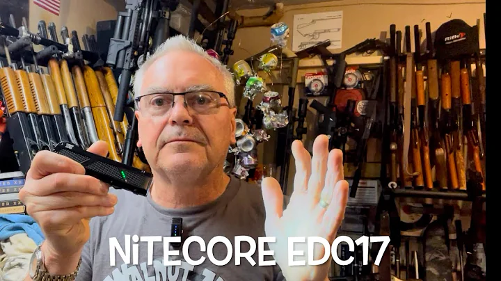 Nitecore EDC17 3 mode EDC flashlight 1500 lumen light green laser & UV light for tracking 