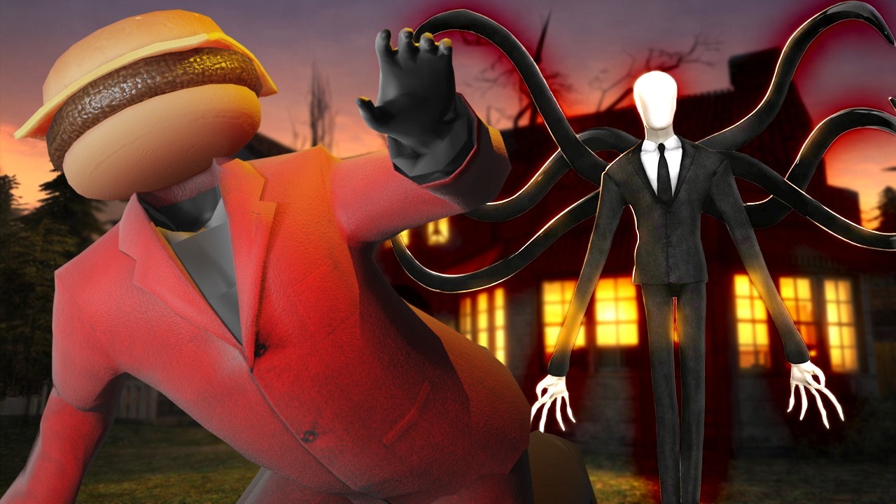 We Played Hide and Seek with SLENDERMAN in a Haunted House (Gmod) - YouTube
