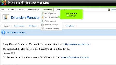 Joomla Extensions - 13 - PayPal