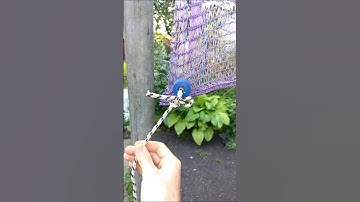 Incredible Tarp Corner Knot Technique that really work great #diy #knot #tips #skills