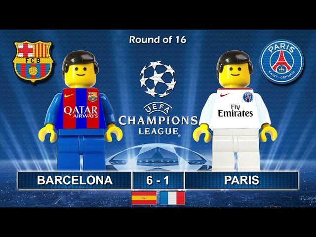 Barcelona vs PSG Paris Saint-Germain 6-1 • Champions League 2017