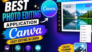 How to easily edit photos in Canva | Best photo editing app | #canva #canvadesign