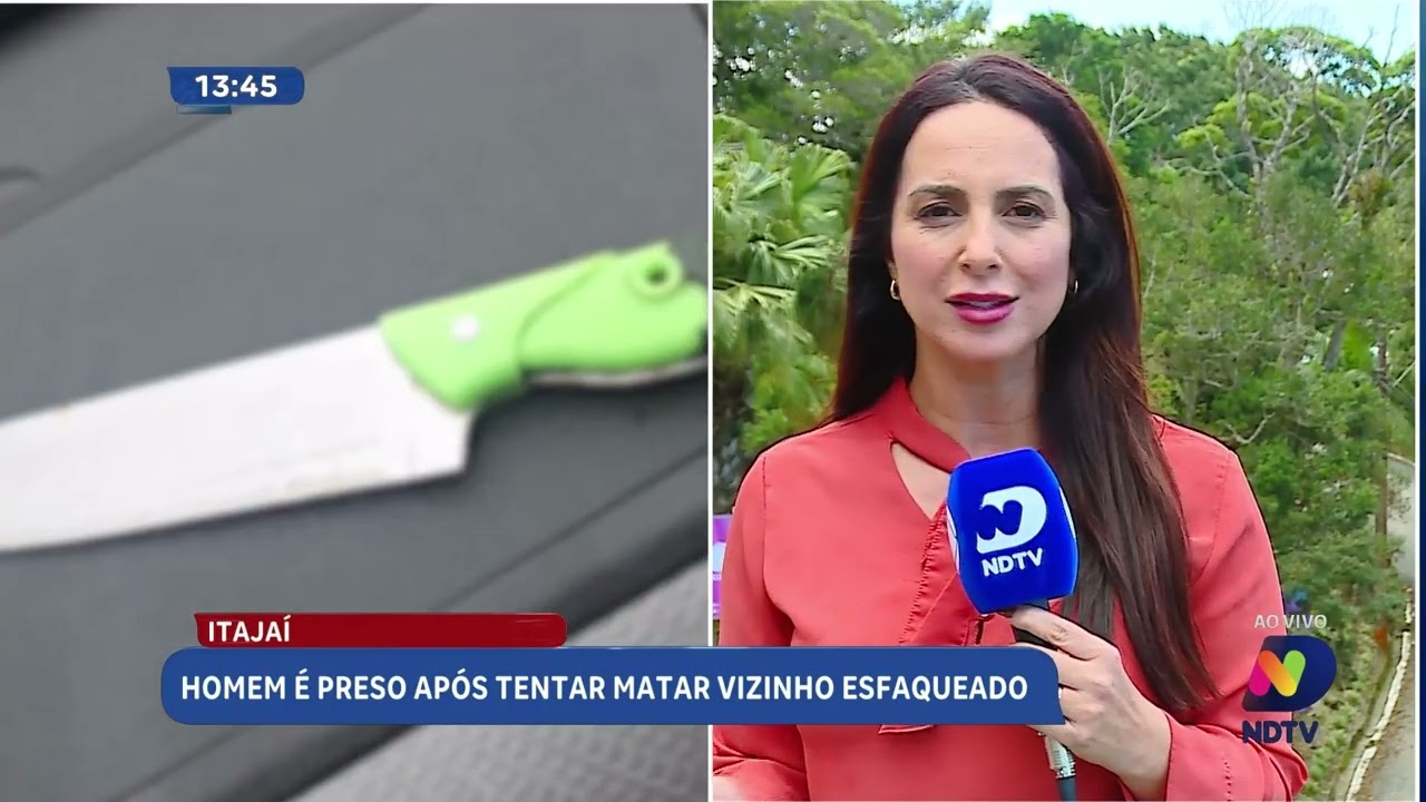 Homem é preso em Itajaí após tentativa de homicídio contra vizinho