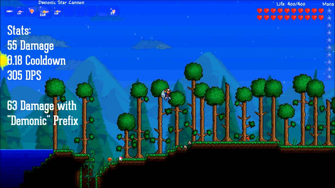 The Star Cannon Terraria YouTube