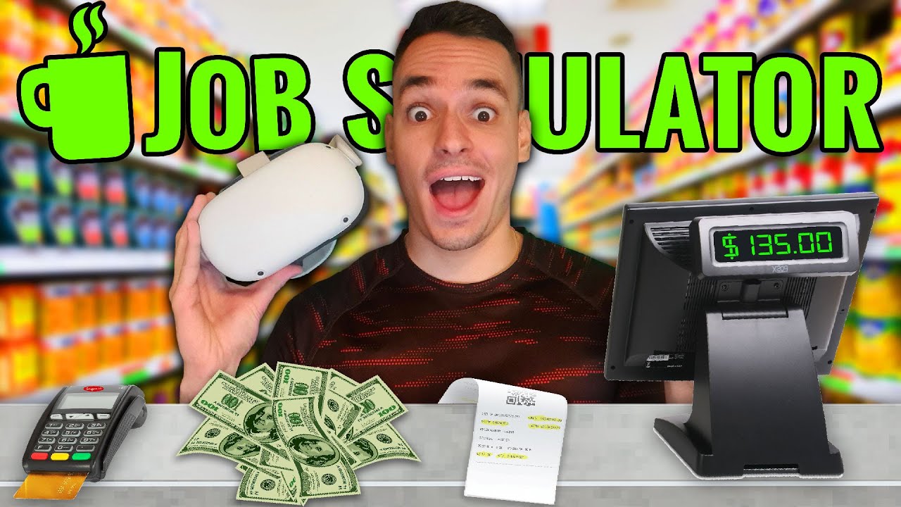 СТАВАМ КАСИЕР ВЪВ ВИРТУАЛНА РЕАЛНОСТ! (JOB SIMULATOR VR)