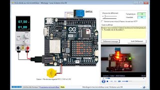 Affichage horloge sur matrice à led d&#39;un arduino Uno R4