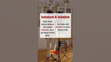 Cặp Từ Dễ Nhầm Lẫn Trong Tiếng Đức |HALLO