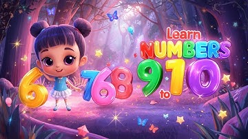 Luna and the Magic Numbers – Learn to Count 6 to 10 | Fun Kids Song & Cute Animation
