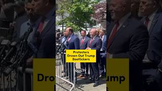 Protestors DROWN OUT Trump Bootlickers at NY Trial