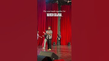 Harsh GujRal  at IIT Bombay#moodindigo #iitBomaby #techfest