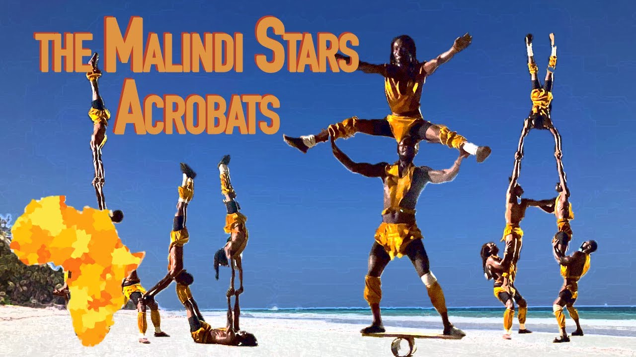 The Malindi Stars Acrobats   Watamu Kenya