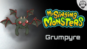 Grumpyre (Sound and Animation) on Cold Island | My Singing Monsters