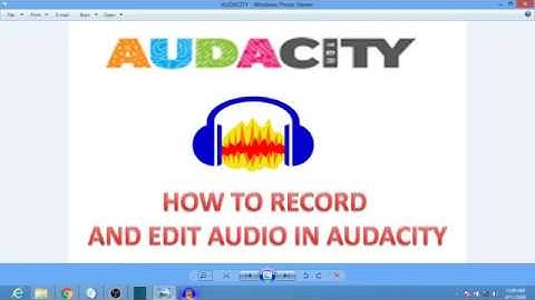 How to Record and Edit Audio in Audacity - Beginner Tutorial 1