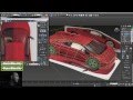 3dsMax low poly car modeling texture (lowpoly lambo)+érdekes(uv+texture)(magyar)HUN 3D Tutorial