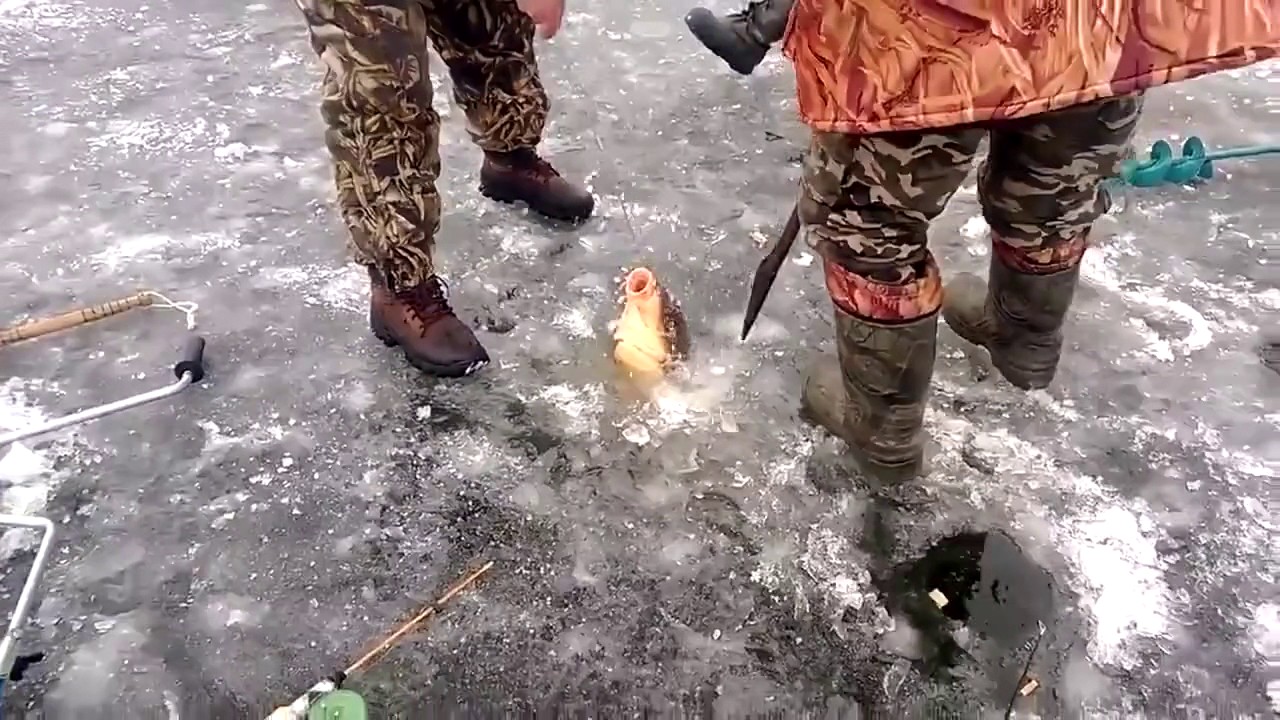 Ловля со льда видео