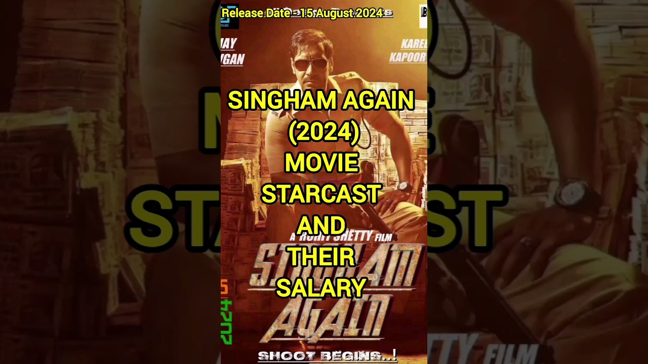 Singham Again New Movie 2024 | Starcast And Their Salary | 