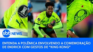 Video entenda-a-polemica-envolvendo-a-comemoracao-de-endrick-com-gestos-de-king-kong