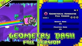 Geometrical Dominator Full Version (All Coins) | Geometry Dash Full Version | By MusicSoundsGD