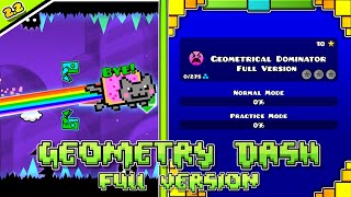 Geometrical Dominator Full Version (All Coins) | Geometry Dash Full Version | By Musicsoundsgd