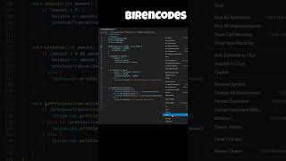 Bank application using java (Console Based) || Java tutorial by Biren Codes ||#java #coding #code