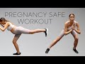 20 Minute Full Body Prenatal Bodyweight Workout | No Equipment Workout for 1st, 2nd + 3rd Trimesters