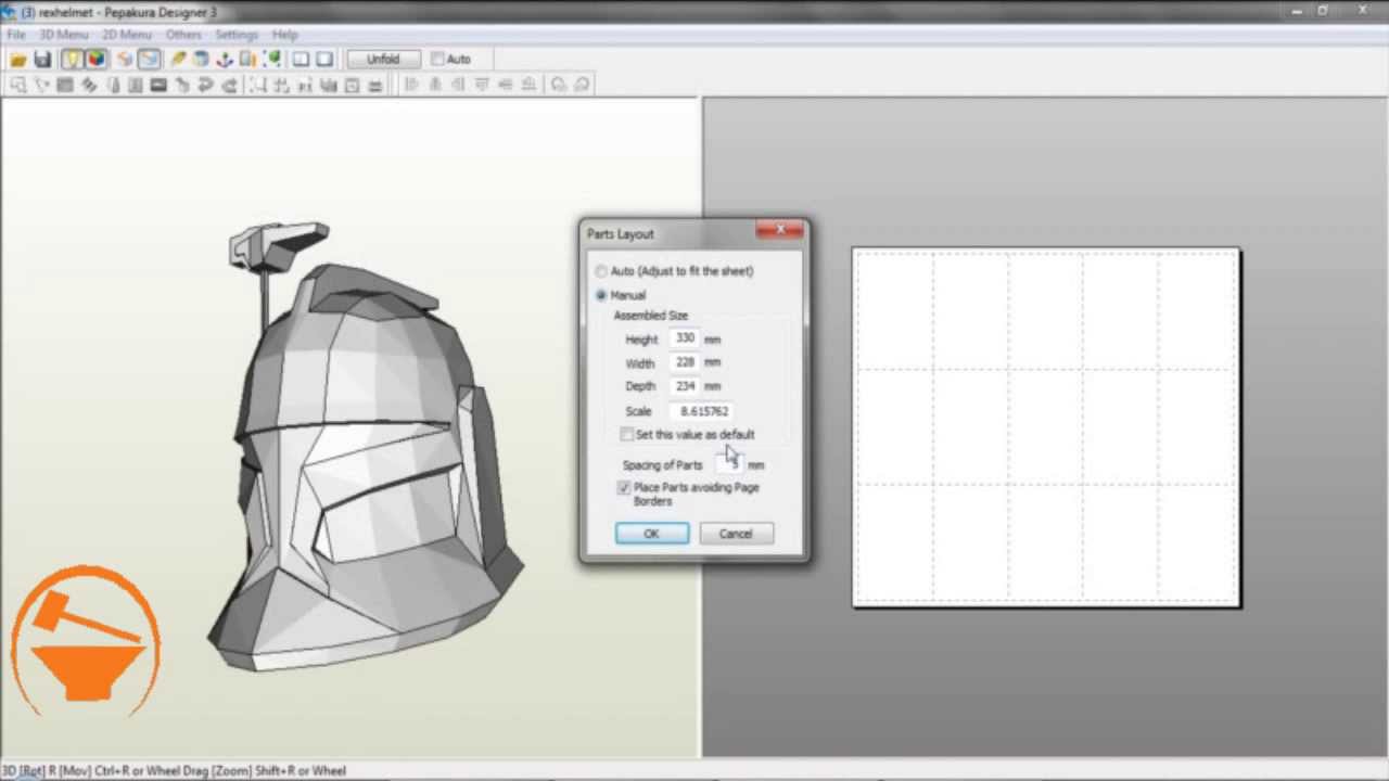 Step 2 Unfolding and Scaling