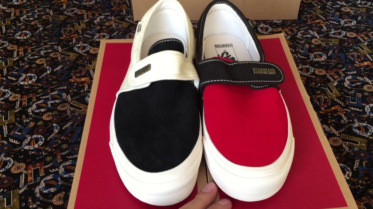 fear of god slip ons