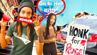HONK PRANK MADE HER ROAD RAGE! | Sam and Britli