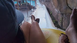 Waterslides Tchibum At Water Park Cascanéia I. Brazil