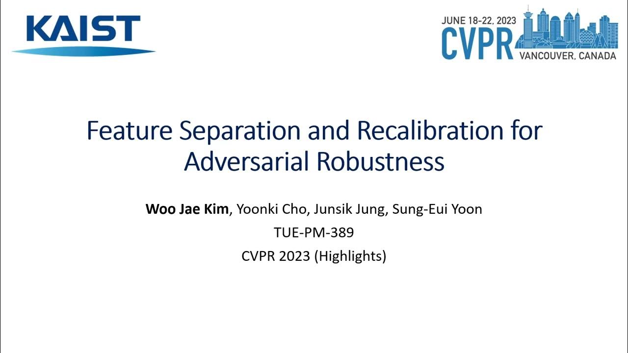 [CVPR 2023 Highlights] Feature Separation and Recalibration for